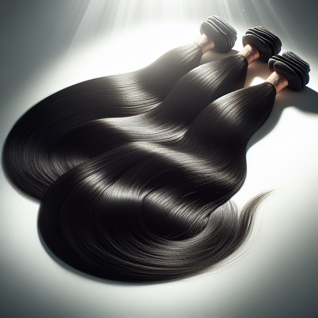 Brazilian Straight Hair Bundle - Jet Black #1