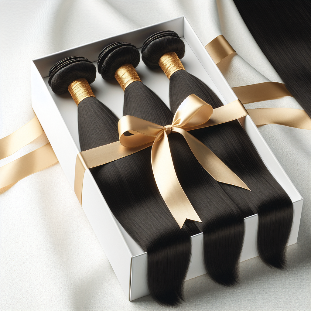 Brazilian Straight Hair Bundle - Jet Black #1