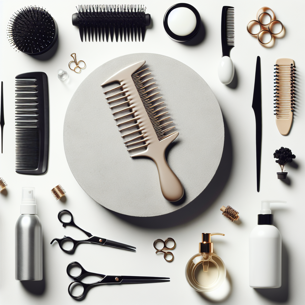 Gold N Hot Professional Pressing Comb - Lifestyle view