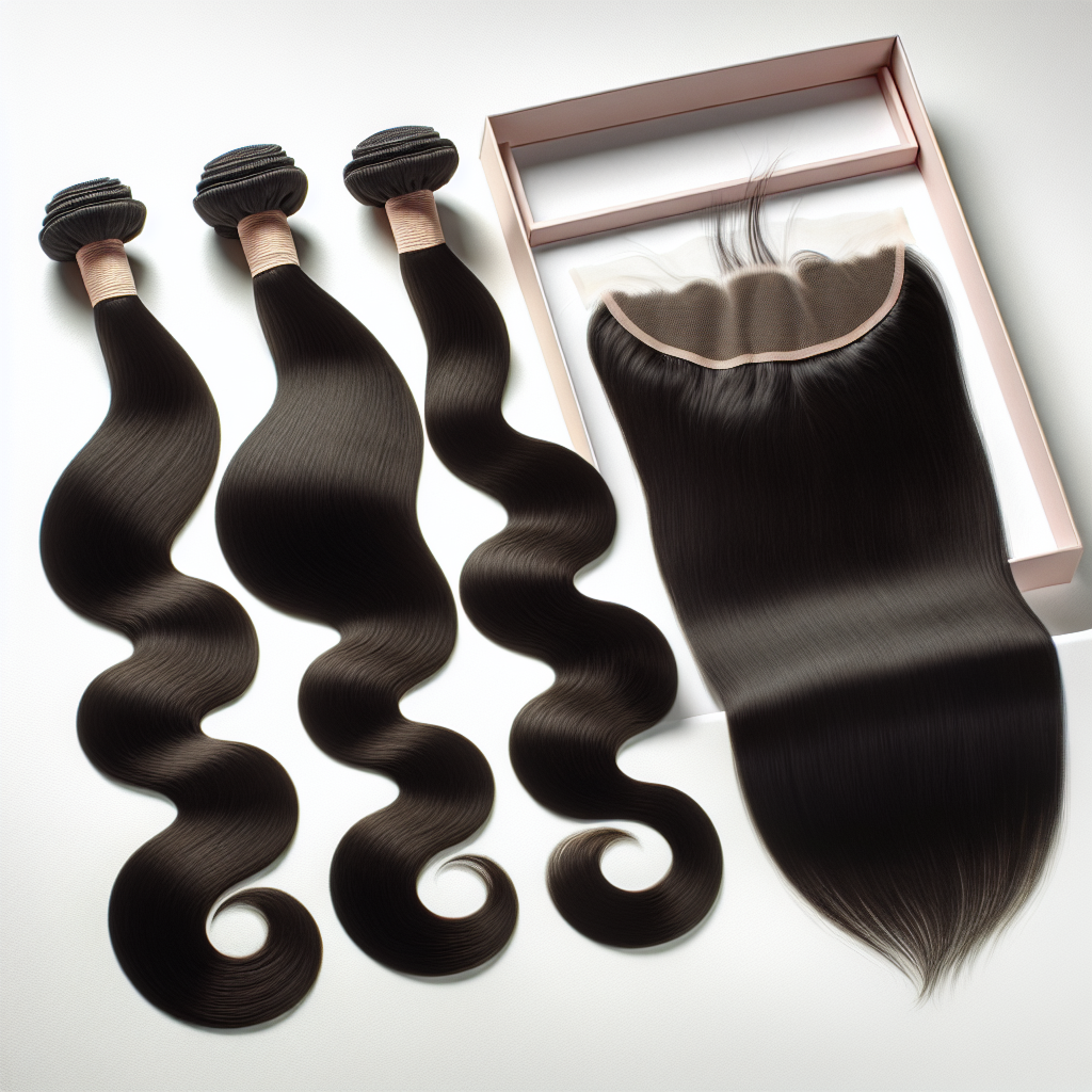 4 Bundle Deal with Frontal (16" 18" 20" + 14" Frontal)