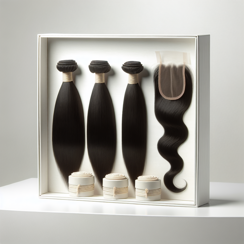 4 Bundle Deal with Closure (14" 16" 18" + 12" Closure)