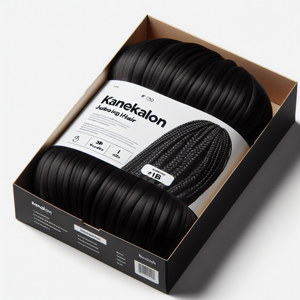 Kanekalon Jumbo Braiding Hair - Natural Black